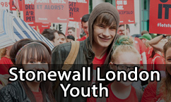Stonewall London Youth Pride Flags